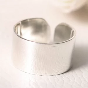 Free Shipping 925 Sterling Silver Smooth Rings For Women Jewelry Beautiful Finger Open Rings For Party Birthday Gift